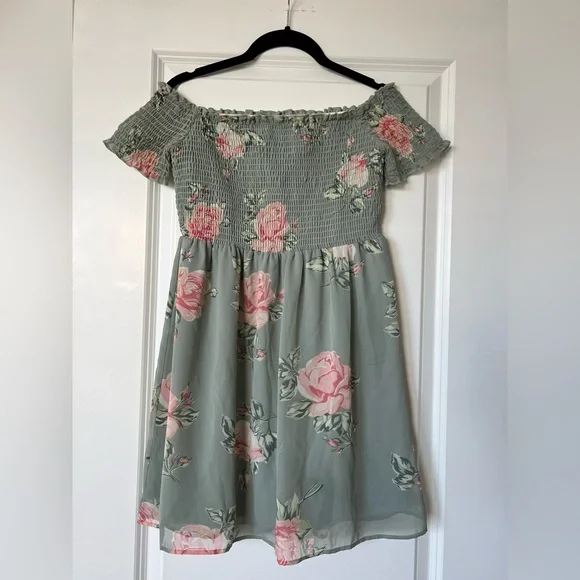 Show Me Your Mumu Dolly Smocked Dress in Sweetheart Sage - Picture 6 of 16